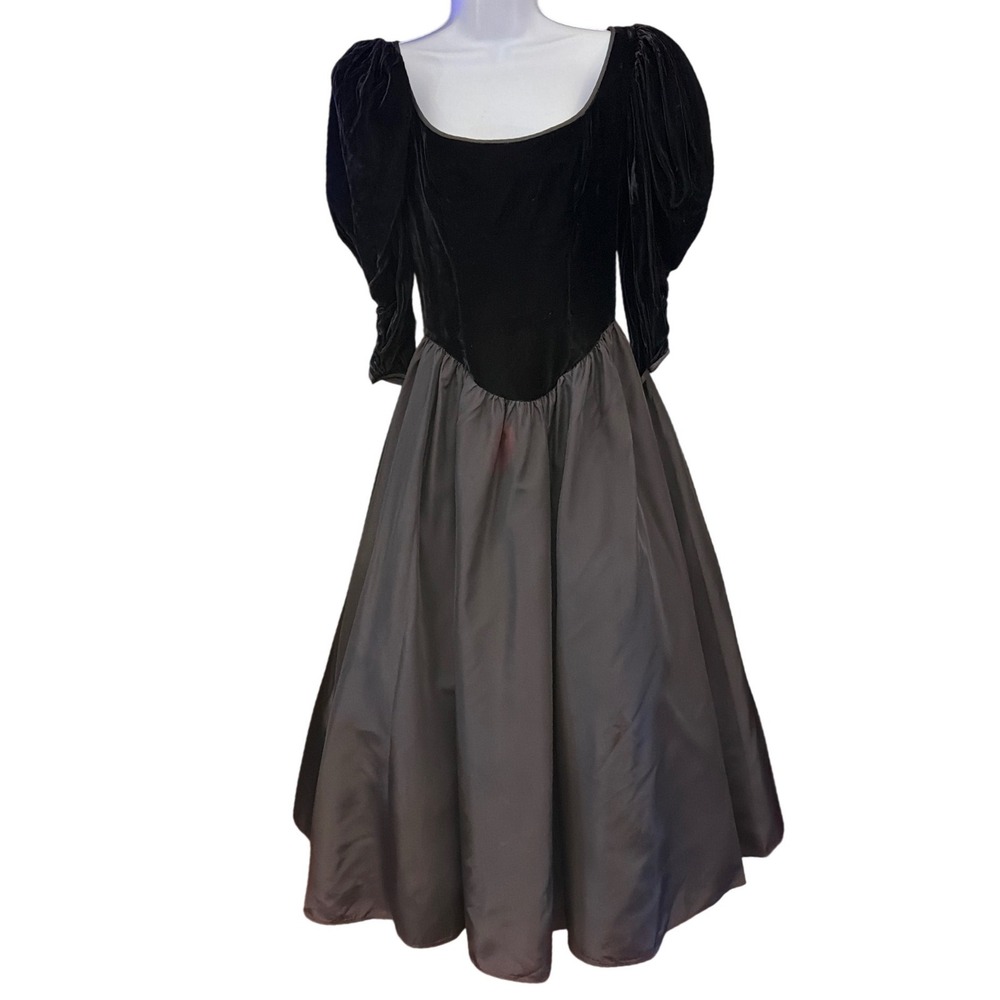 80s Jessica McClintock Dress Gothic Regencycore Victorian Halloween Ballerina